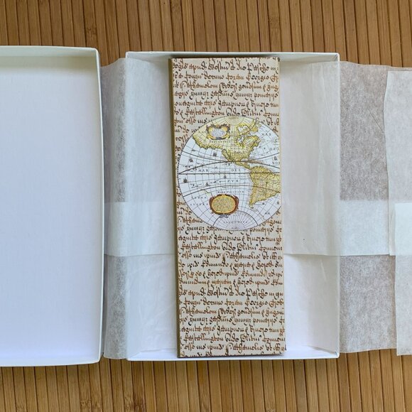 BURNES Folding Tabletop Trifold Collage Picture Frame Holds 7 Photos World Map - Picture 6 of 9